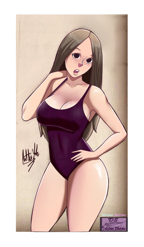 Girl in swimsuit