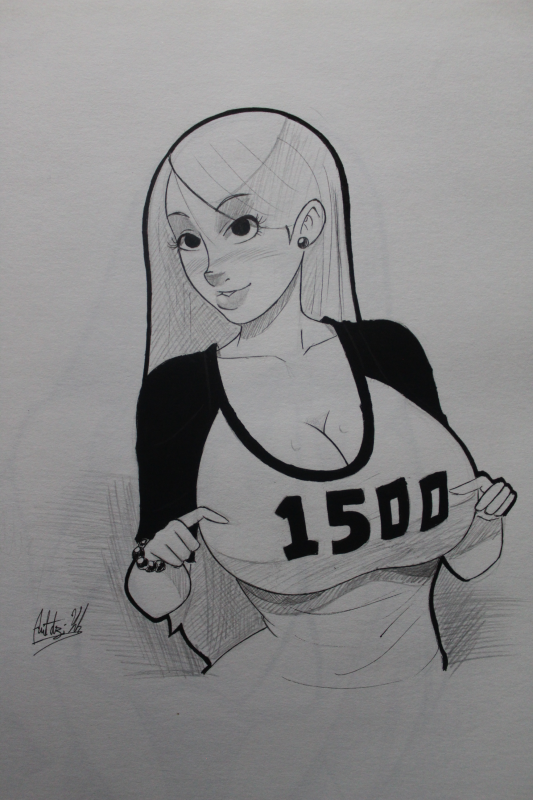 Special 1500 Girl Sketch